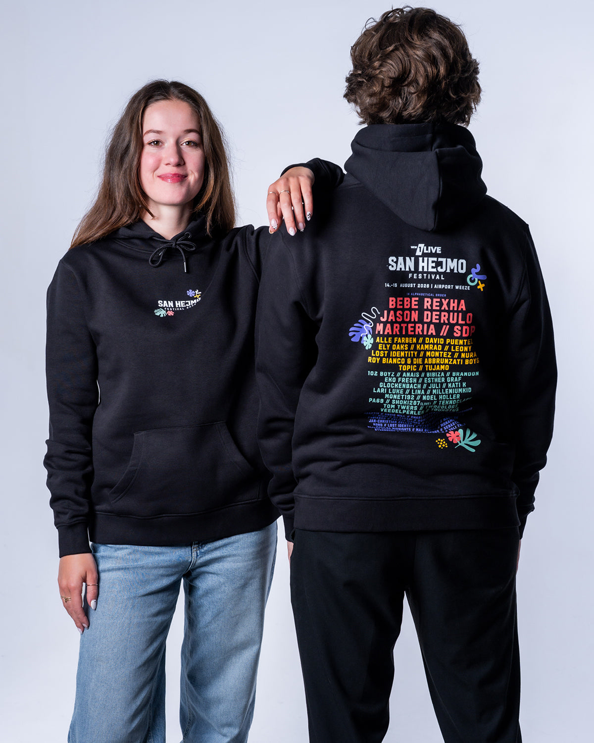 Hoodie - Line-up 2026, schwarz