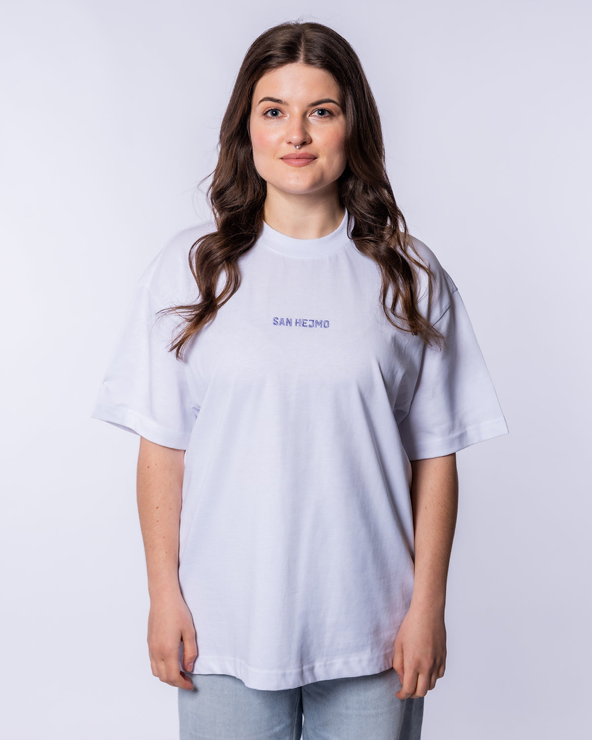 T-Shirt - Musik an, Welt aus., weiß