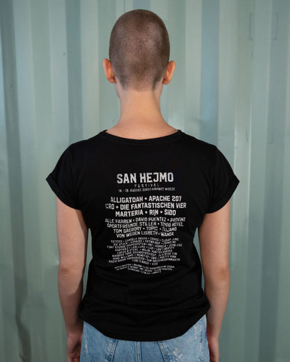 T-Shirt, Frauen - Line-up 2023, Schwarz
