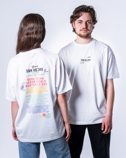 T-Shirt - Line-up 2026, weiß