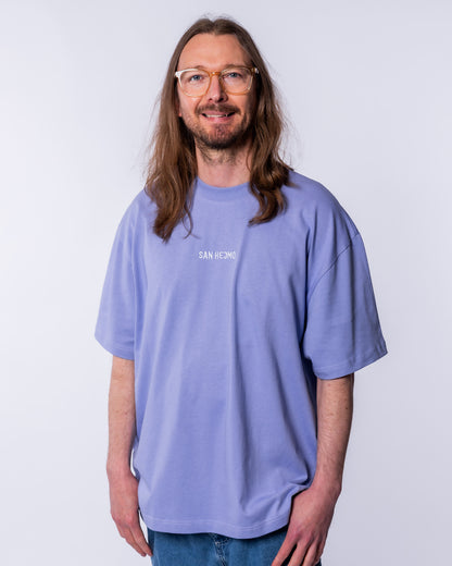 T-Shirt - Musik an, Welt aus., lavender