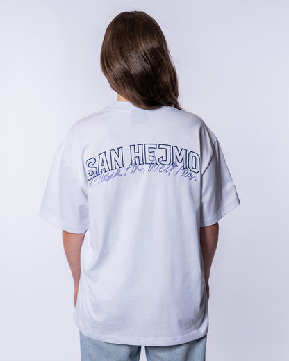 T-Shirt - Musik an, Welt aus., weiß